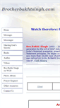Mobile Screenshot of brotherbakhtsingh.com
